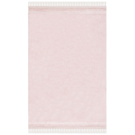 Safavieh 8 x 10 ft. Easy Care Power Loomed Rectangle Rug Pink & Ivory ECR211U-8
